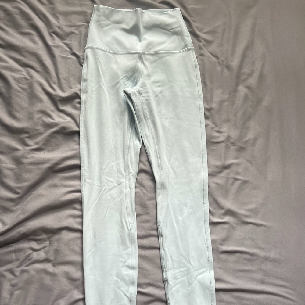 Sheer Blue Lululemon Leggings